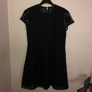 Black skater dress